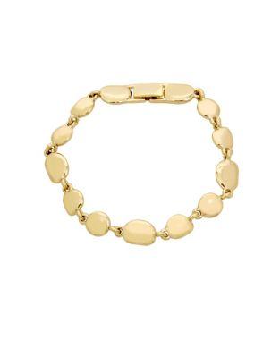 Kenneth Cole New York Abalone Goldtone Link Bracelet