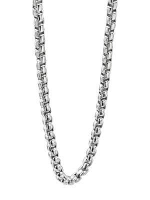 Fred Bennett Stainless Steel Large Link Belcher Chain Necklace