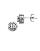 Lord & Taylor 0.25 Ct T W Diamond Stud Earrings In 14 Kt White Gold