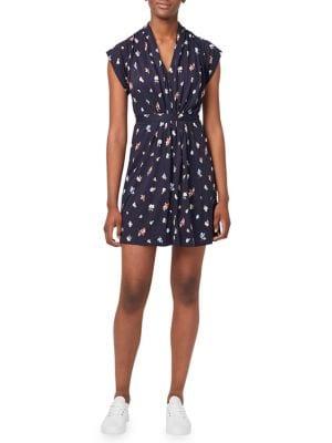 French Connection Roseau Meadow Mini Wrap Dress