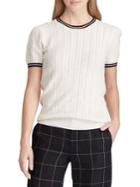 Lauren Ralph Lauren Slim-fit Short-sleeve Sweater