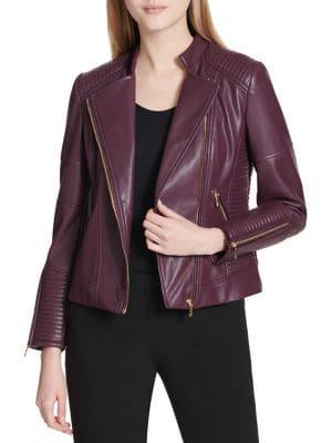 Calvin Klein Quilted Asymmetric Jacket