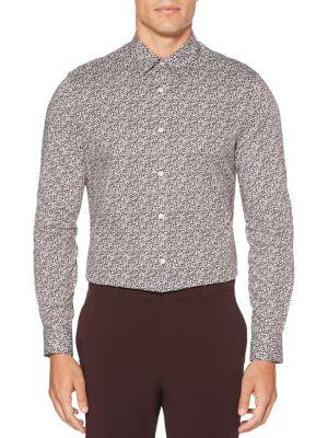 Perry Ellis Regular-fit Floral Stretch Shirt