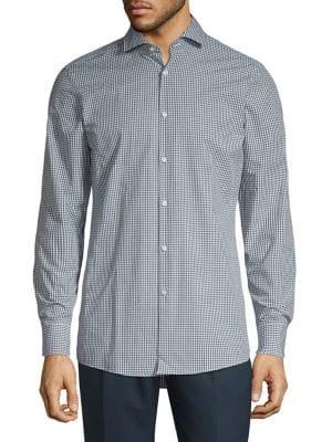 Hugo Boss Meli Gingham Button-down Shirt