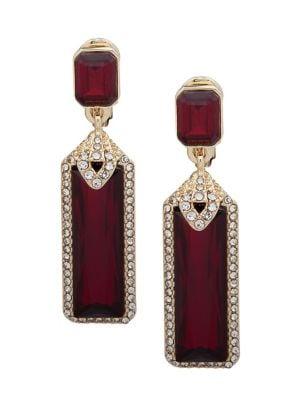 Lauren Ralph Lauren Goldtone Clip-on Drop Earrings