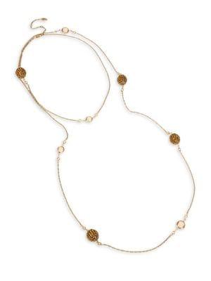 Miriam Haskell Sparkle Sphere Light Colorado Stone Fireball Station Necklace
