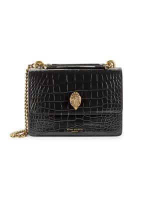Kurt Geiger London Logo Leather Shoulder Bag