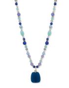 Anne Klein Crystal Beaded Pendant Necklace
