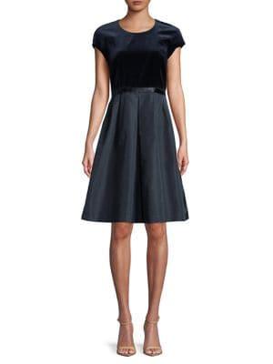 Max Mara Studio Velvet Capsleeve Dress