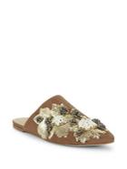 Charles By Charles David Fickle Sequined Microsuede Mules