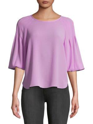 Highline Collective Raglan Bubble Sleeve Blouse