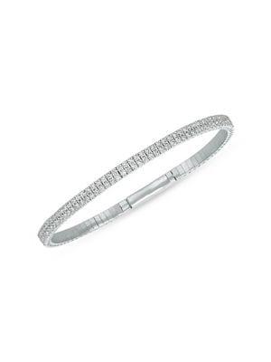 Morris & David 14k White Gold & 1.25 Tcw Diamond Bracelet