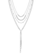 Design Lab Lord & Taylor Four-row Tiered Necklace