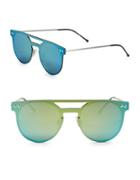 Spitfire 57mm Round Mirrored Sunglasses