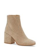 Lucky Brand Rainns Exotic Leather Booties