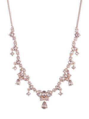 Givenchy Swarovski Crystal Frontal Necklace