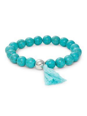 Lord & Taylor Beaded Tassel Bracelet