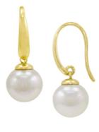 Majorica 10mm White Pearl Drop Earrings