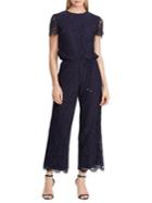 Lauren Ralph Lauren Petite Classic Lace Jumpsuit