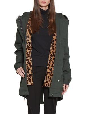 Walter Baker Faux Fur-trimmed Jane Utility Coat