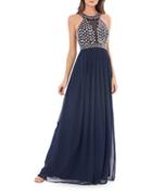 Js Collections Embellished Empire-waist Gown