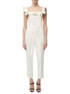 French Connection Whisper Light Off-shoulder Ruffle Jumpsuit