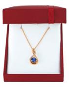 Le Vian Blueberry Tanzanite, Vanilla Diamonds And 14k Strawberry Gold Mobius Pendant Necklace