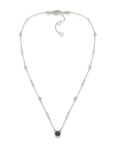 Lauren Ralph Lauren Headlines Faux Pearl Hexagonal Pendant Necklace
