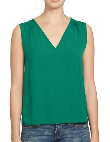 1 State Solid Sleeveless Blouse