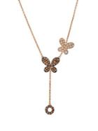 Le Vian Chocolate And Nude 14k Strawberry Gold Pendant Necklace
