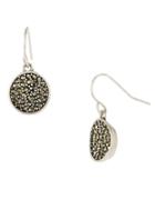 Kenneth Cole New York Pave Circle Drop Earrings