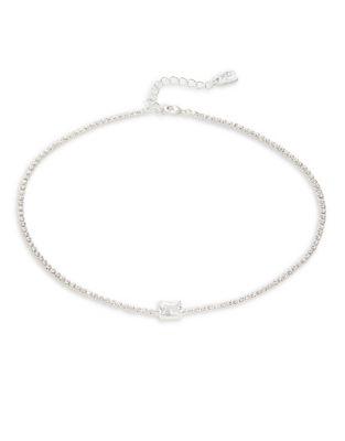 Lauren Ralph Lauren Frontal Stone Choker Necklace