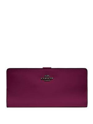 Coach Leather Skinny Wallet
