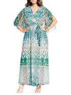City Chic Plus Bella Vacanza Istanbul Maxi Dress