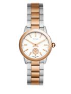 Tory Burch Classic The Collins Dual-tone Stainless Steel Bracelet Watch