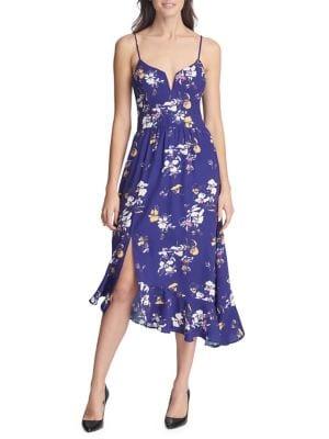 Guess Floral Sleeveless Shift Dress