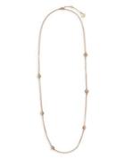 Vince Camuto Goldtone Faux Glass Pearl Station Necklace