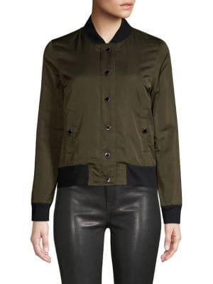 Hudson Jeans Nylon Bomber Jacket