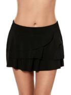 Miraclesuit Layered Ruffle Skirt