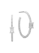 Ralph Lauren Crystal C-hoop Earrings