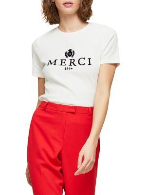 Miss Selfridge Merci Ribbed Tee