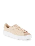 Puma Lunalux Metalic-toe Platform Sneakers