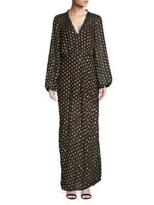 Finders Moonlight Long-sleeve Blouson Dress
