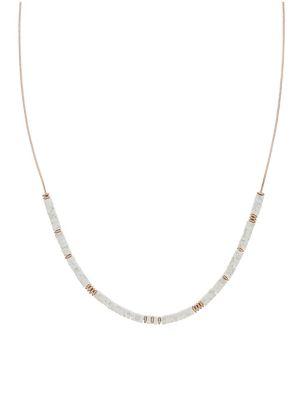 French Connection Long Beaded Necklace