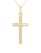 Lord & Taylor 14k Yellow Gold Polished Cross Pendant