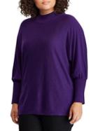 Lauren Ralph Lauren Plus Relaxed-fit Dolman-sleeve Sweater