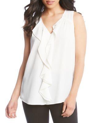 Karen Kane Waterfall Ruffle Top