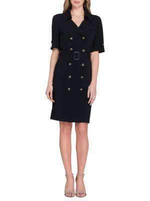 Tahari Arthur S. Levine Trench Sheath Dress