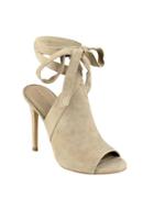 Kendall + Kylie Evelyn Suede Ankle-tie Sandals