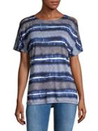 Jones New York Cold-shoulder Dolman-sleeve Top